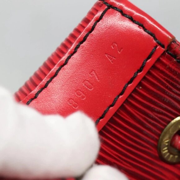 LOUIS VUITTON Epi Noe Shoulder Bag Red M44007 LV Auth ar13739 - Picture 11 of 14